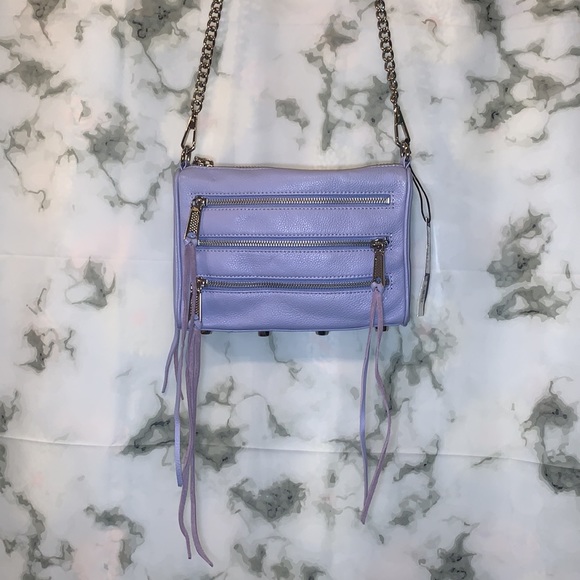 🎒 NWT Lilac Mini 5 Zip Rebecca Minkoff - Picture 10 of 16
